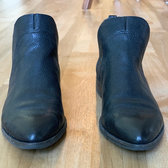 Lucky Brand Black Leather Booties - Picture 2 of 5